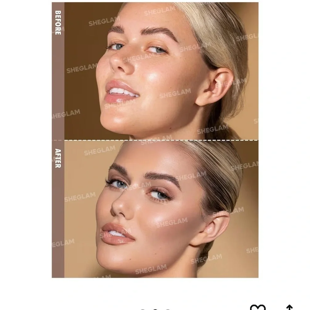 SHEGLAM Sun Sculpt Liquid Contour Stick Cream Bronzer, Soft Tan cool tone